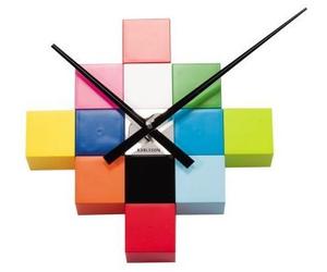 Cubic Multicolor Wall Clock