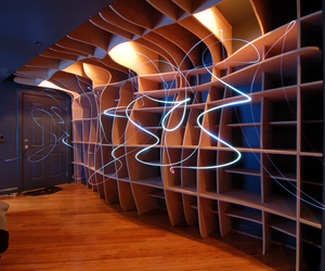 Digitally Fabricated Bookshelf by dbd Studio