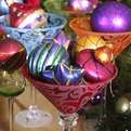 Dining-room-decoration-of-christmas-tree-s