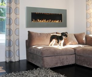 Direct Vent Hanging Fireplace