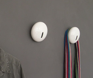 "Drop"  Porcelain Wardrobe Hangers by Design Friends