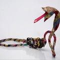 Eco-friendly-sculpture-from-discarded-clothes-s