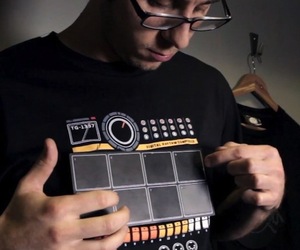 Electronic-drum-machine-shirt-m