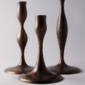 Eva-zeisel-candlesticks-in-bronze-s