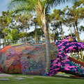 Giant-crocheted-alligator-s
