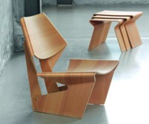 GJ Chair and Tables by Grete Jalk, 1963