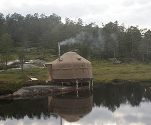 Glamping in Norway at the Canvas Hotel