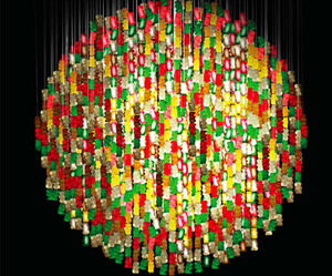 Gummi Light Candelier by Jellio