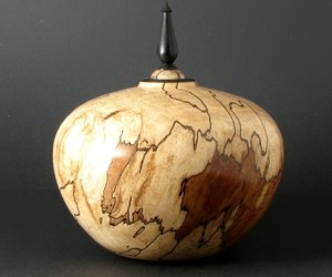 Handmade Spalted Maple Vessel