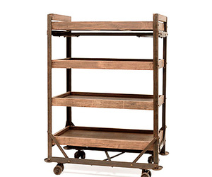 Industrial Factory Cart Shelf
