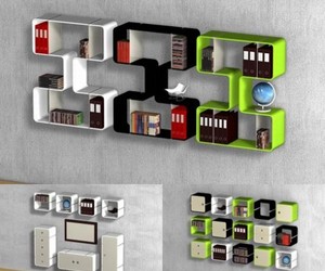 Interior Design – Unique Rack for Work Space