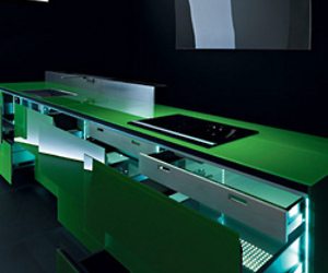 Invitrum 100 Percent Recyclable Kitchen by Valcucine