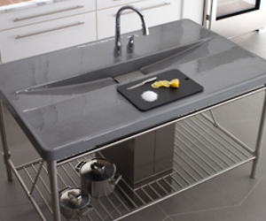 Iron/Occasions island sink by Kohler