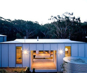Kurreki House at Seal Rocks by Bourne Blue Architecture