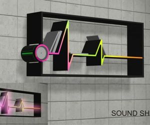 LED Sound Shelf for Audio Books/Discs