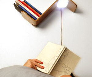 Lili Lite: a shelf, a light and a bookmark