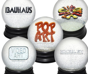 Limited edition Snow Globes celebrate the History of Art.