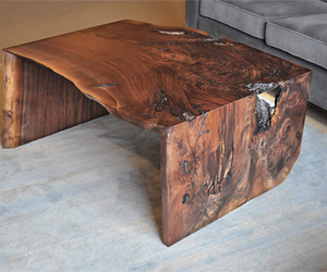 Live Edge Walnut Coffee Table