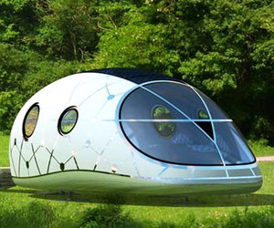 MercuryHouseOne: Sleek Solar-Powered Mobile Lounge