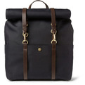 Mismo-leather-trimmed-canvas-backpack-s