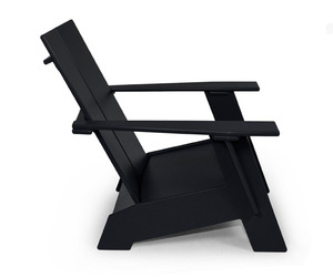 Modern kids adirondack chair made with 136 milk jugs