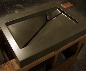 Molds for concrete sinks from The Concrete Apothecary