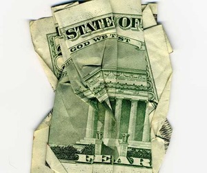 "Money Talks" Paper Art by Dan Tague