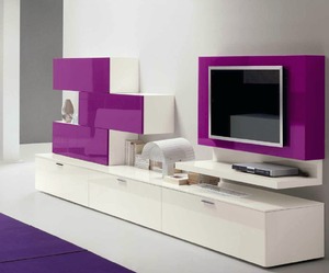 Muro High Gloss Entertainment Storage Unit