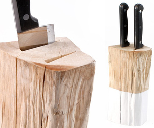 Natural Knife Block