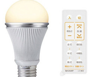 New LED Bulbs by Sharp Can be Remotely Tuned Between 7 Shades of White