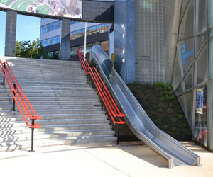 Overvecht Station Subway Slide