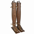 Pair-of-antique-french-riding-boot-stretchers-at-relique-s
