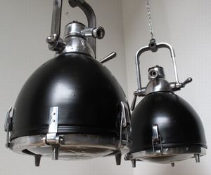 Pair of East German spotlights