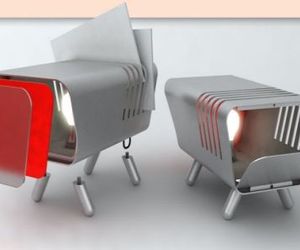 Petro-lamp-cum-magazine-holder-m