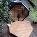 Polyhedron-shaped-garden-office-pod-s