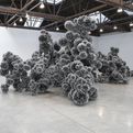 Rock-sculpture-of-mylar-by-tara-donovan-s