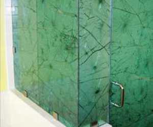Second Glass: Recycled junk auto windshields