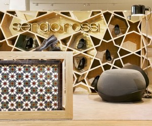 Sergio Rossi shop in Casablanca, Morocco