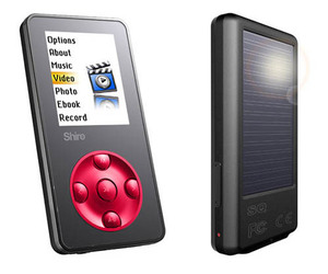 Shiro SQ-S – Solar Powered MP4 Player