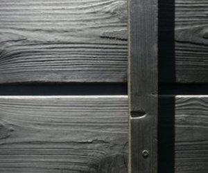 Shou-sugi-ban (burnt wood siding)