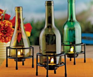 Tealight Holder – Wine Bottle Recycling