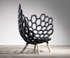 Textile Moulded Chair by Studio Hausen