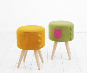 The-dressed-up-stool-and-cham-bench-by-kamkam-m