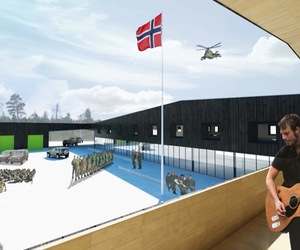 The new Norwegian military base by A-lab