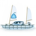 The-plastiki-modellship-made-of-paper-s