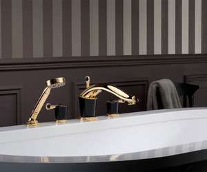 THG Bagatelle Washbasin Faucet in Black Obsidian