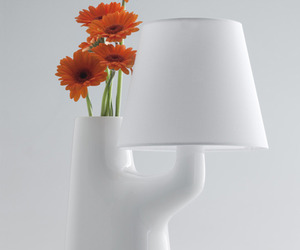 Touch Lamp - Vase Combination by Roger Arquer