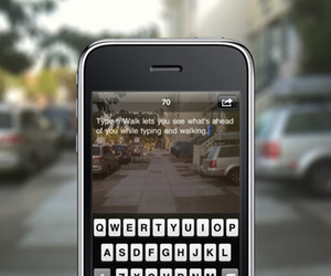 Type n Walk Text Message App for Apple iPhone