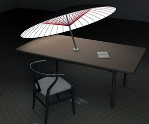 Umbrella- Solar Day Shade & Night Light by Yang Ze-Siao