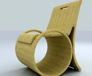 Unique Wooden Chair by Wenshuai Liu